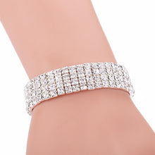 Load image into Gallery viewer, New Full Rhinestone Shiny Bracelet for Women Crystal Rhinestone