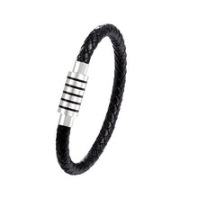 Load image into Gallery viewer, 2019 NEW Black/White Braided Steel Wire Bracelet Women Gay Simple