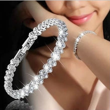 Load image into Gallery viewer, New Fashion Roman Style Woman Bracelet Wristband Crystal