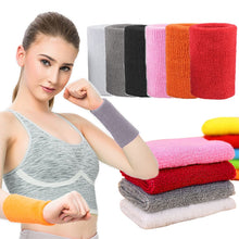 Load image into Gallery viewer, 1pc Unisex Sports Wristband Sweat Women Yoga Fitness